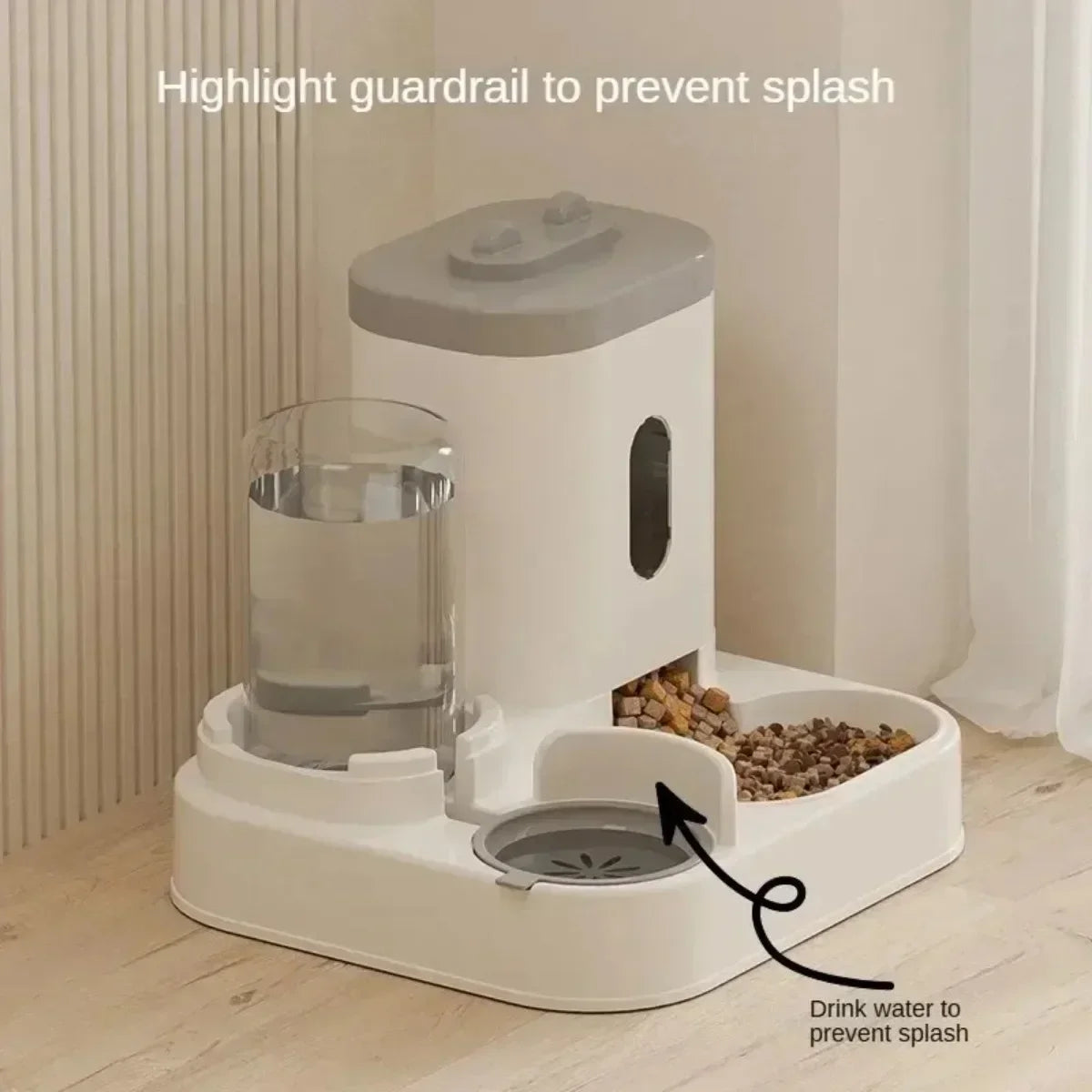 🐾🍽️ Comedero Automático con Bebedero – Alimentación sin Preocupaciones para tu Mascota 💦🐶🐱